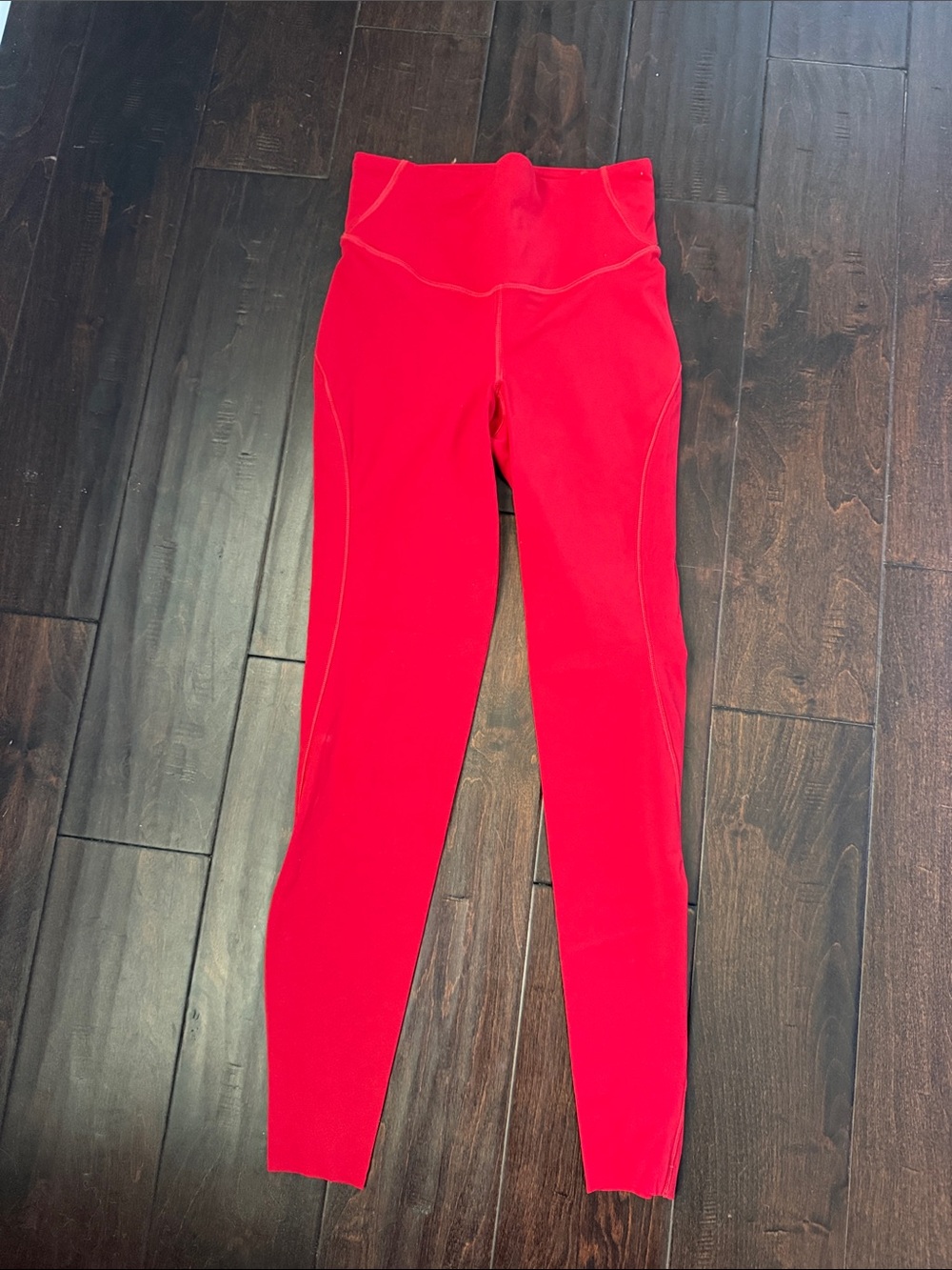 Lululemon size 4 Bright Red High-Waisted Leggings
